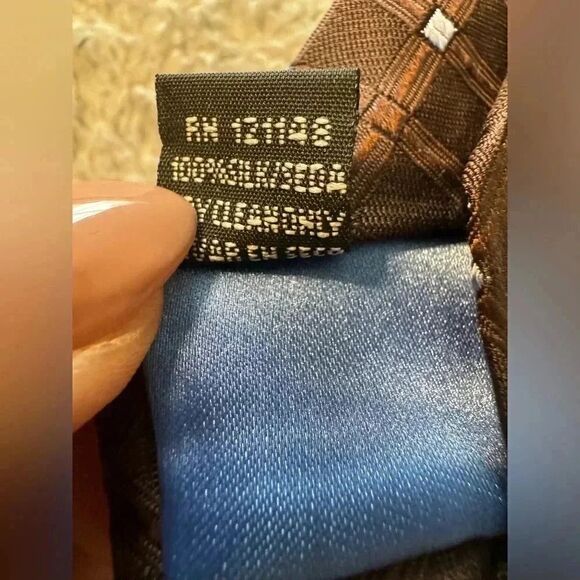 Bugatti Neck Tie Brown - Picture 4 of 5